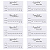 50Pcs Paper Appointment Reminder Cards AJEW-TADJ0001-22-1