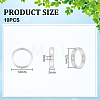 10Pcs 201 Stainless Steel Bead Frames STAS-UN0058-88-5