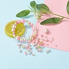 497Pcs 5 Style Rainbow ABS Plastic Imitation Pearl Beads OACR-YW0001-09C-10