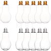 Creative Plastic Light Bulb Shaped Bottle AJEW-NB0001-72-1