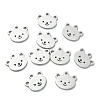 304 Stainless Steel Charms STAS-CJC0008-10P-03-3