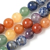 Chakra Natural Mixed Gemstone Beads Strands G-P574-A03-8mm-2