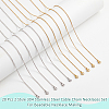  20Pcs 2 Style 304 Stainless Steel Cable Chain Necklaces Set MAK-NB0001-19-4