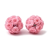 Opaque Acrylic & Rhinestone & Resin Beads OACR-D039-05-2