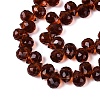 Transparent Glass Beads Strands GLAA-Q116-01A-B17-3