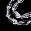Transparent Glass Beads Strands X-GLAA-Q113-03A-A01-3