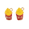 Alloy Enamel Pendants X-PALLOY-R155-01G-01-1