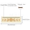 Natural Wood Card Stand for Tarot DJEW-WH0034-02K-2