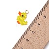Glass Seed Beaded Pendants PALLOY-MZ01293-02-4