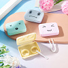 4 Bags 4 Colors Plastic Contact Lens Care Tool Set AJEW-TAD0001-02-5