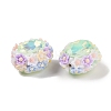 Handmade Luminous Polymer Clay Glass Rhinestone Beads CLAY-H003-05D-3