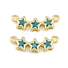 Brass & Glass Pendants KK-CBA6A75-54G-10-1