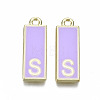 Alloy Enamel Pendants ENAM-T012-01S-RS-2