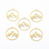 Ion Plating(IP) 304 Stainless Steel Pendants A-STAS-N090-LA911-2-2