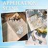 3Pcs 3 Styles Butterfly & Butterfly & Dragonfly Filigree Brass Bookmark with Chains AJEW-SC0002-93P-5