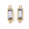 Birthstone 304 Stainless Steel Rhinestone Connector Charms STAS-L022-576G-04-1
