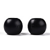 Matte Spray Painted Acrylic European Beads LS-X-ACRP-Q017-03A-01-2