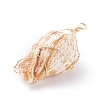 Natural Conch Shell Big Pendants PALLOY-JF01204-4