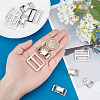 Gorgecraft 10Pcs 2 Style Alloy Adjustable Quick Side Release Buckles FIND-GF0002-27B-3