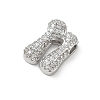 Brass Micro Pave Cubic Zirconia Pendants KK-A300-02P-N-2