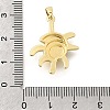 Brass Pendants KK-B187-02F-06G-3