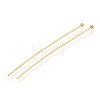 Brass Ball Head Pins X-KK-G331-10-0.8x50-4