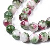 Natural Dyed Persian Jade Gemstone Bead Strands X-G-R271-8mm-XP06-4