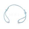 5Pcs 5 Colors Adjustable Waxed Polyester Cord Bracelet Making AJEW-JB01314-02-2