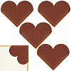 4Pcs Leather Bookmarks AJEW-CL0005-36-1