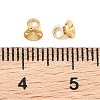 SHEGRACE Brass Bead Cap Bails XGRQ1U928-376G-3