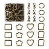 Beadthoven DIY Clasp Jewelry Making Finding Kit DIY-BT0001-45-11