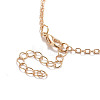 Alloy Multi Picture Photo Heart Locket Pendant Necklace for Women NJEW-M191-02KCG-4