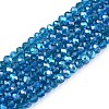 Electroplate Glass Beads Strands EGLA-A044-T2mm-L27-1