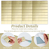 Square Adhesive Glass Cabochons Sheets DIY-WH0308-257-4