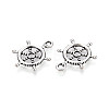 Tibetan Style Alloy Pendants TIBEP-T053-10AS-2