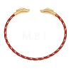 Braided Steel Wire Bangles Making KK-CBA6056-02D-G-1