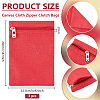Canvas Cloth Zipper Bags ABAG-WH0077-09B-05-2