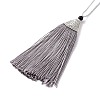 Nylon Tassels Big Pendant Decorations HJEW-G010-A12-7