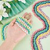 20 Strands 10 Colors Acrylic Opaque Cable Chains PACR-FH0001-05-3