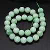 Synthetic Myanmar Jade (Glass) Beads Strands G-O094-12-4mm-3