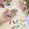 65Pcs Opaque Acrylic Beads OACR-PA0002-10-3