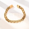 304 Stainless Steel Link Chain Bracelets BJEW-F529-14G-1