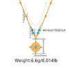 Boho Brass Pendant Necklaces for Women WG41E8B-01-1