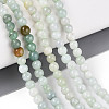 Natural Myanmar Jade Beads Strands G-N353-07F-01-1