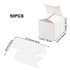 Foldable Cardboard Paper Jewelry Boxes CON-WH0072-34B-2