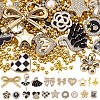Plastic & ABS Plastic Imitation Pearl & Alloy Cabochons &  Alloy Pendants & Acrylic Beads Findings Kits DIY-SC0033-94-1
