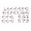 304 Stainless Steel Rhinestone Pendants Sets STAS-B123-03P-1