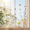 5Pcs Alloy Planet Moon Hanging Ornaments HJEW-BM0001-47-5