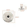 Alloy Decorative Buttons PW-WG1200D-11-1