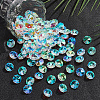 100Pcs Octagon Sew on Glass Rhinestone GLAA-SP0001-82A-01-6